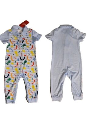 PatPat Looney Tunes Tweety Bird Baby One Piece Short Sleeve Collared NWT